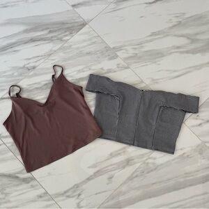 Women’s Lot of 2 Dynamite Cropped Top Size Small